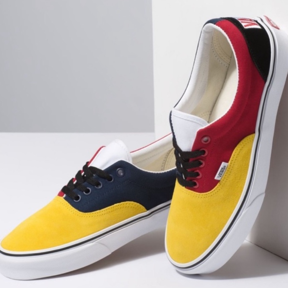 VANS Authentic Era “Rally” Color Block NWOT Sz 8.5 - Picture 2 of 3